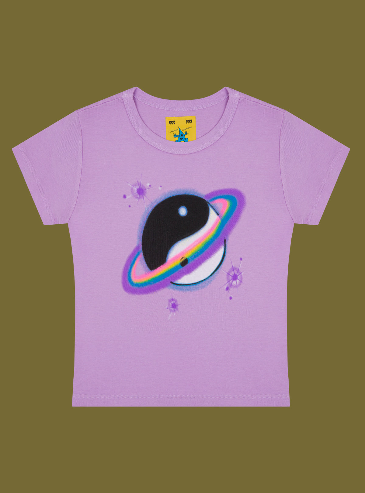 Space Yin Yang Baby Tee